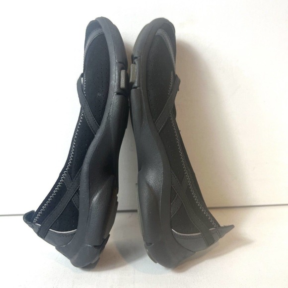 Privo by Clarks Women 5.5M Comfort Casual Black Stretch Fabric Slip On Flat Shoe - Picture 4 of 10